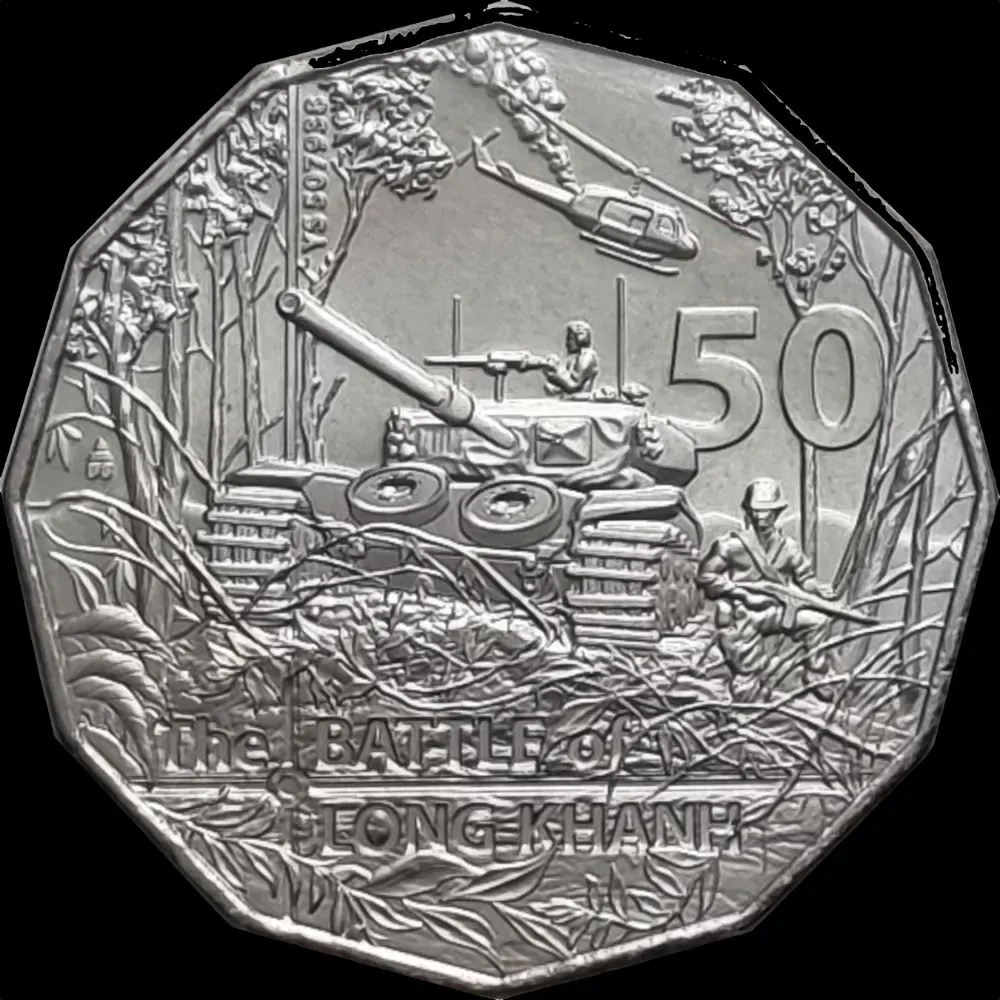 2021 50 Cent Uncirculated Coin The Battle of Long Khanh product image
