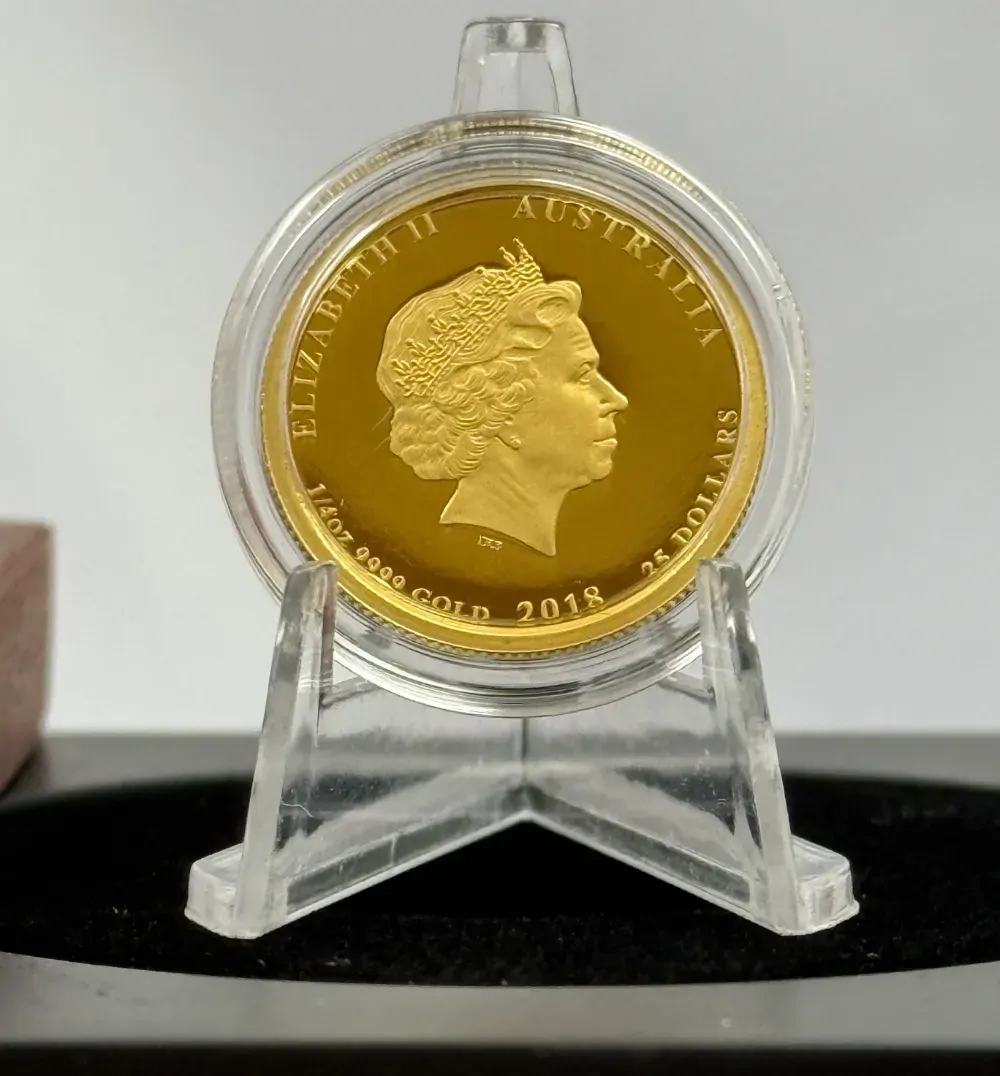 2018 Proof Gold 1/4 ozt Coin Henry and Meghan Wedding product image