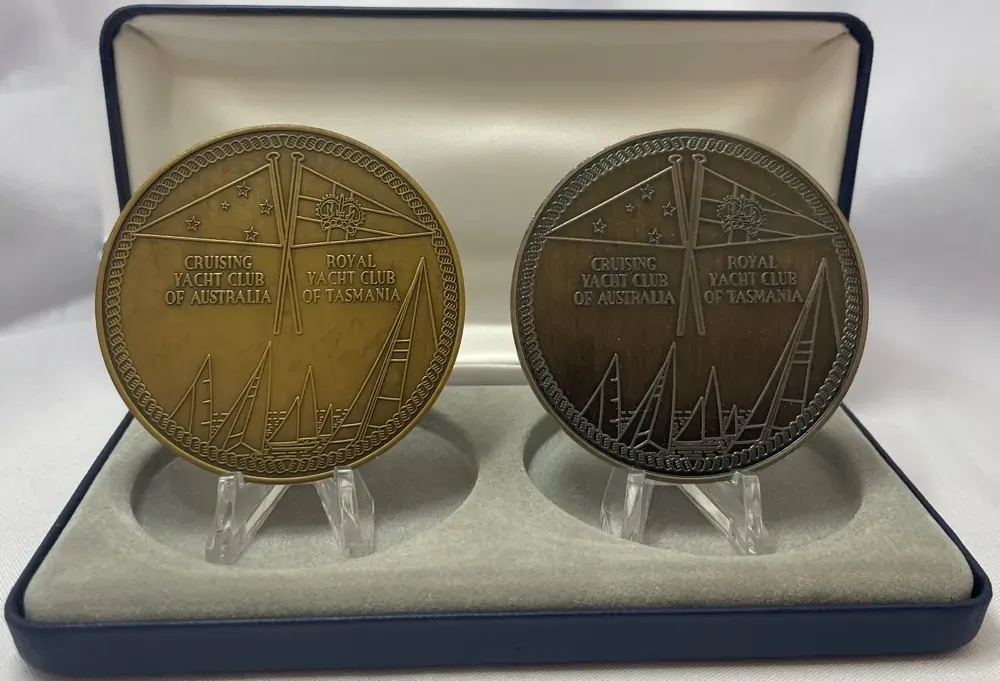 1994 Medallion Pair Kodak Sydney to Hobart Yacht Race product image