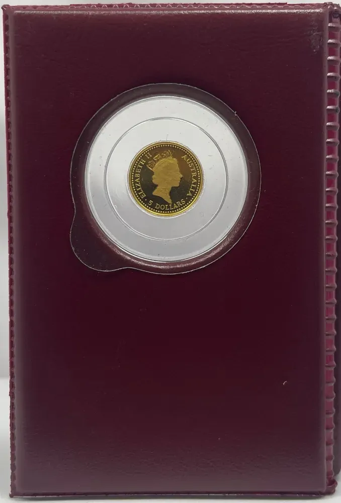 1990 1/20 Ounce Gold Proof Coin Kangaroo Nugget product image