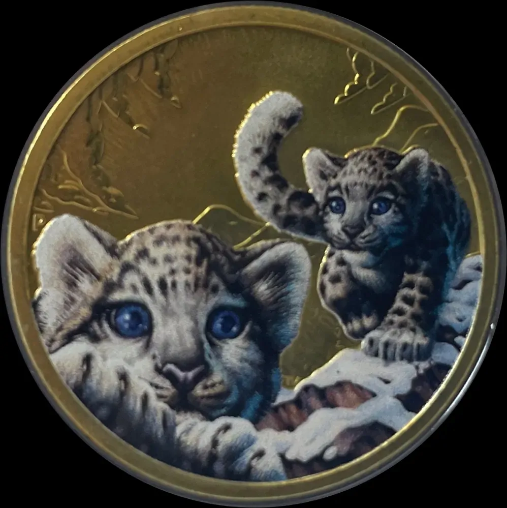 2016 1 Dollar PNC Endangered Wildlife Snow Leopard product image
