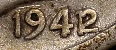 United States 1942/1 Overdate Silver Mercury Dime KM#140 Very Fine product image