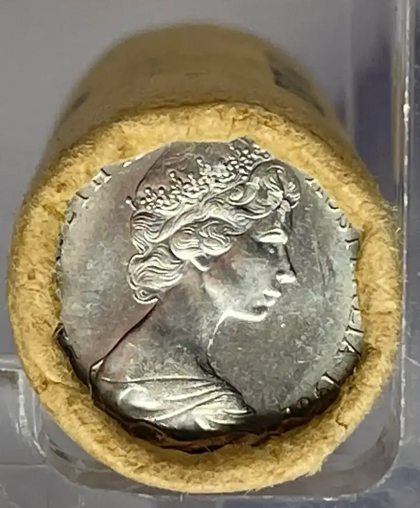 1981 5 Cent Coin Mint Roll Heads/Heads product image