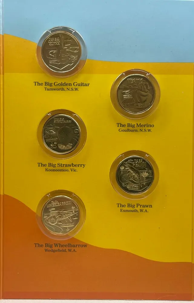 2025 1 Dollar 12 Coin Set Aussie Big Things in Folder product image