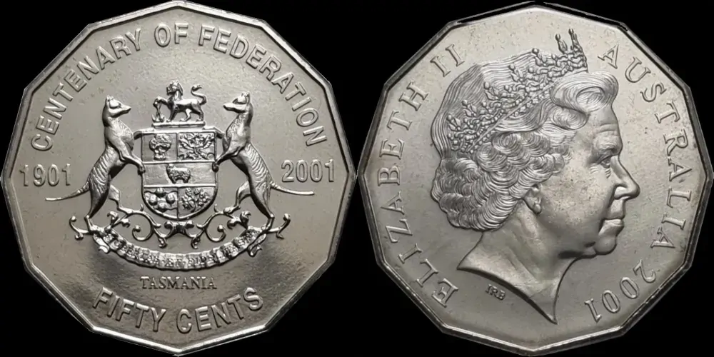 2001 Federation Two Coin Proof Set Tasmania product image