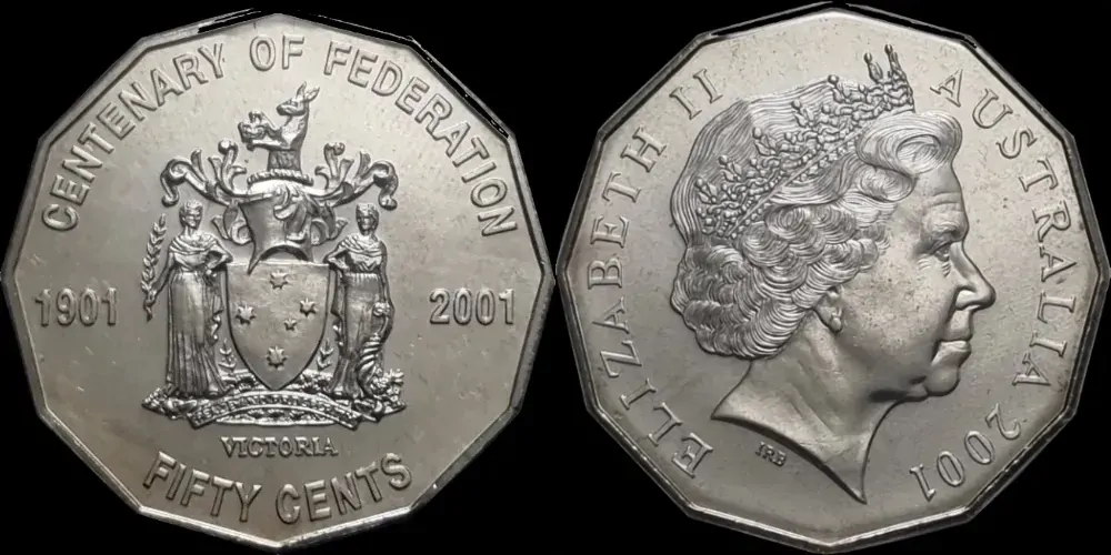 2001 Federation Two Coin Uncirculated Set Victoria product image
