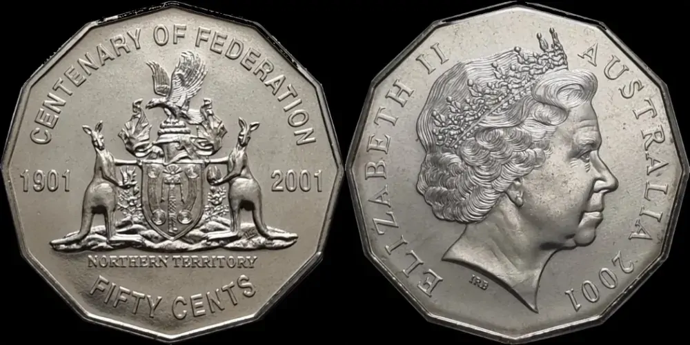 2001 Federation Two Coin Uncirculated Set Northern Territory product image