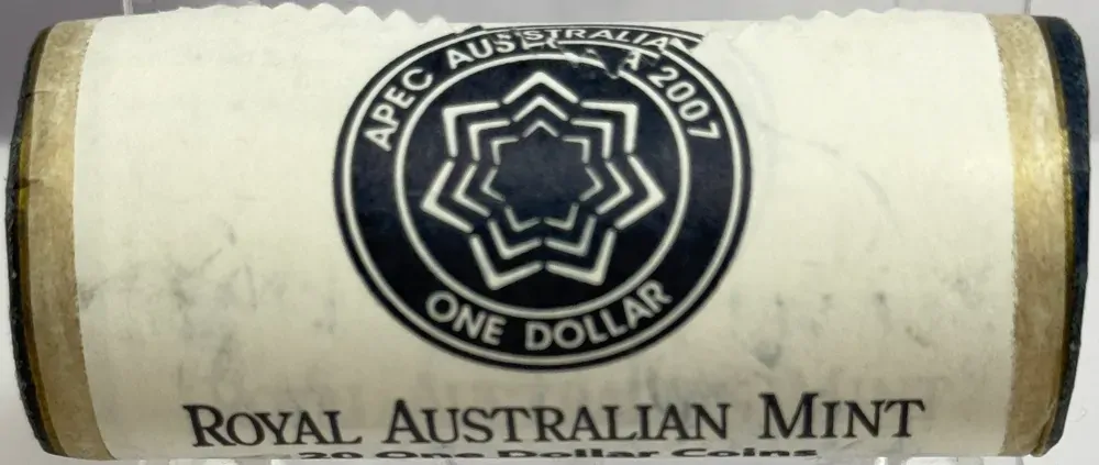 2007 1 Dollar Coin Mint Roll APEC Heads / Tails product image