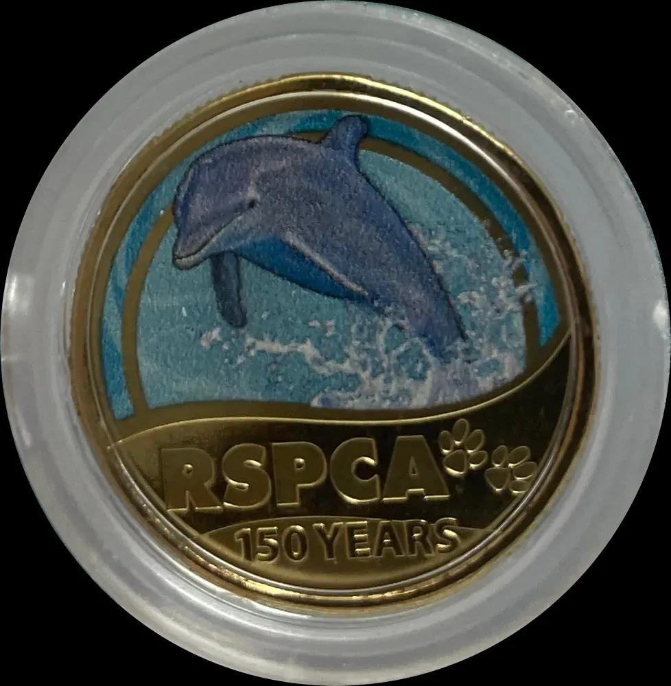 2021 1 Dollar Uncirculated Coin RSPCA Dolphin product image