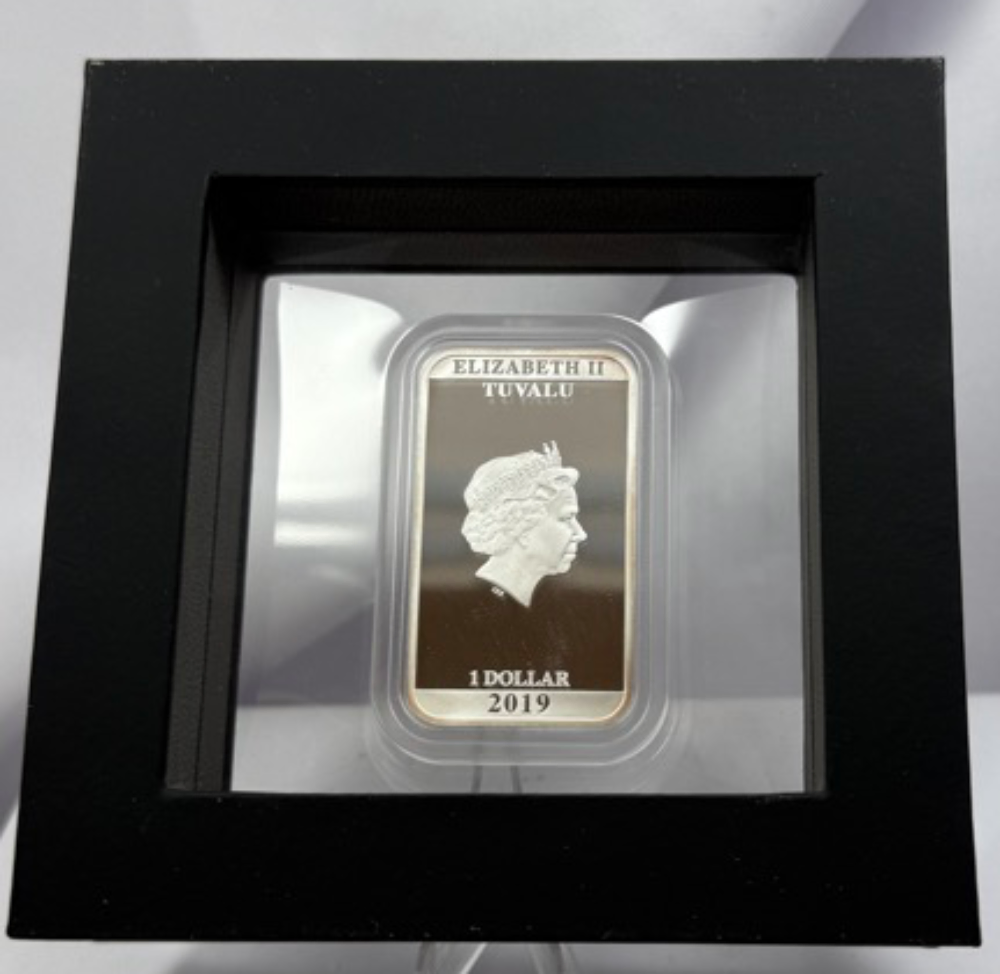 2019 Silver 1oz Rectangle Coin Alien Movie 40th Anniversary product image