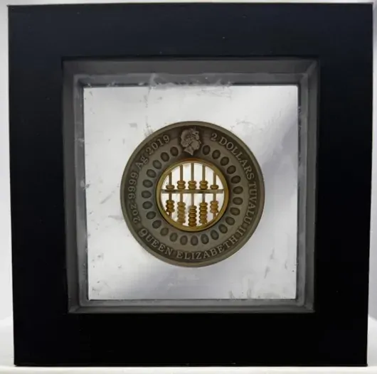 Tuvalu 2019 Silver 2 Ounce Proof Coin Abacus product image