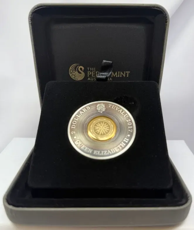 Tuvalu 2017 Silver 2 Ounce Proof Coin Compass product image