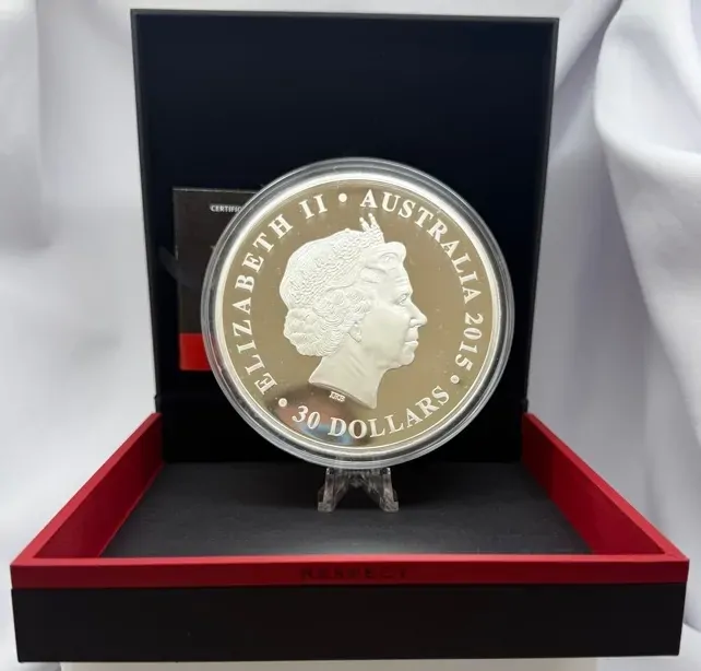 2015 Silver 1 Kilo Coin ANZAC Spirit 100th Anniversary product image