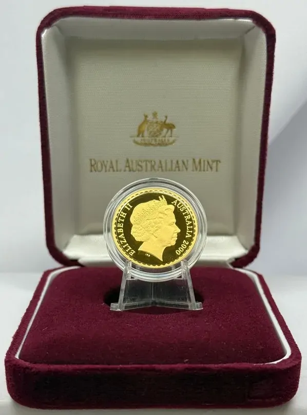 2000 Gold 100 Dollar Proof Coin Floral Emblems - Cooktown Orchid product image