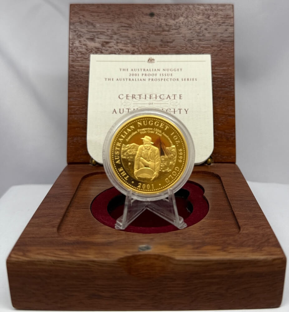2001 Gold One Ounce Proof Coin - Australian Prospector product image