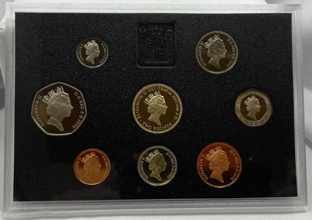 Great Britain 1995 Deluxe Proof Coin Set product image