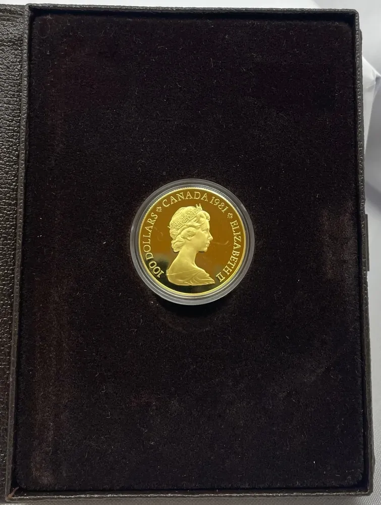 Canada 1981 Gold 100 Dollars KM# 131 Proof product image