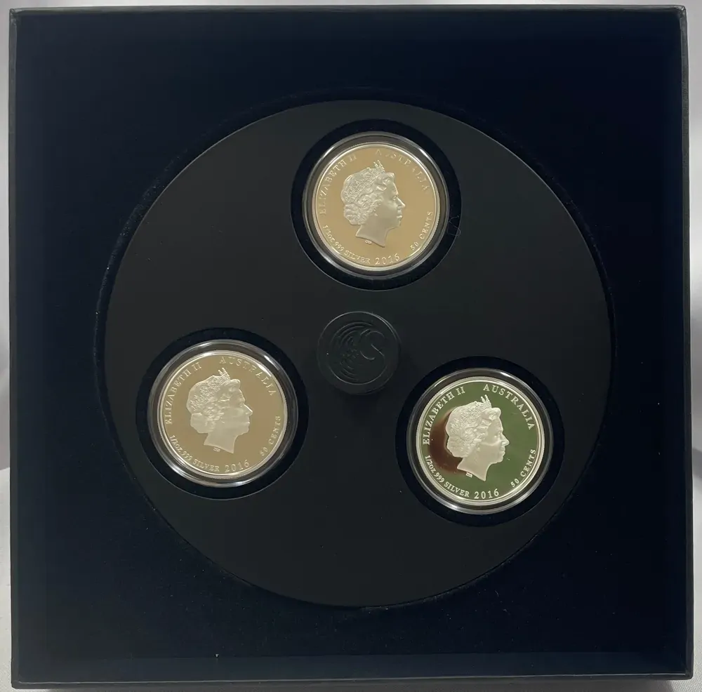 2016 The ANZAC Spirit 100th Anniversary Coin Series Silver 3 Coin Set product image