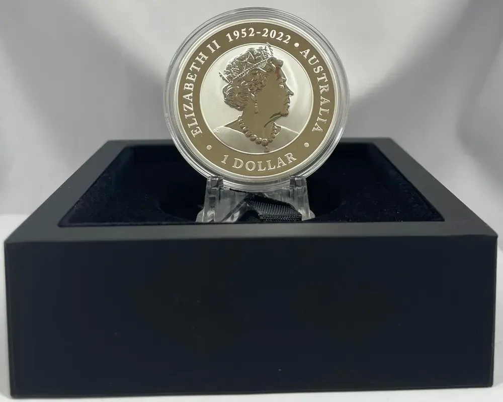 2023 Silver 1 Ounce Coloured Coin Emu product image