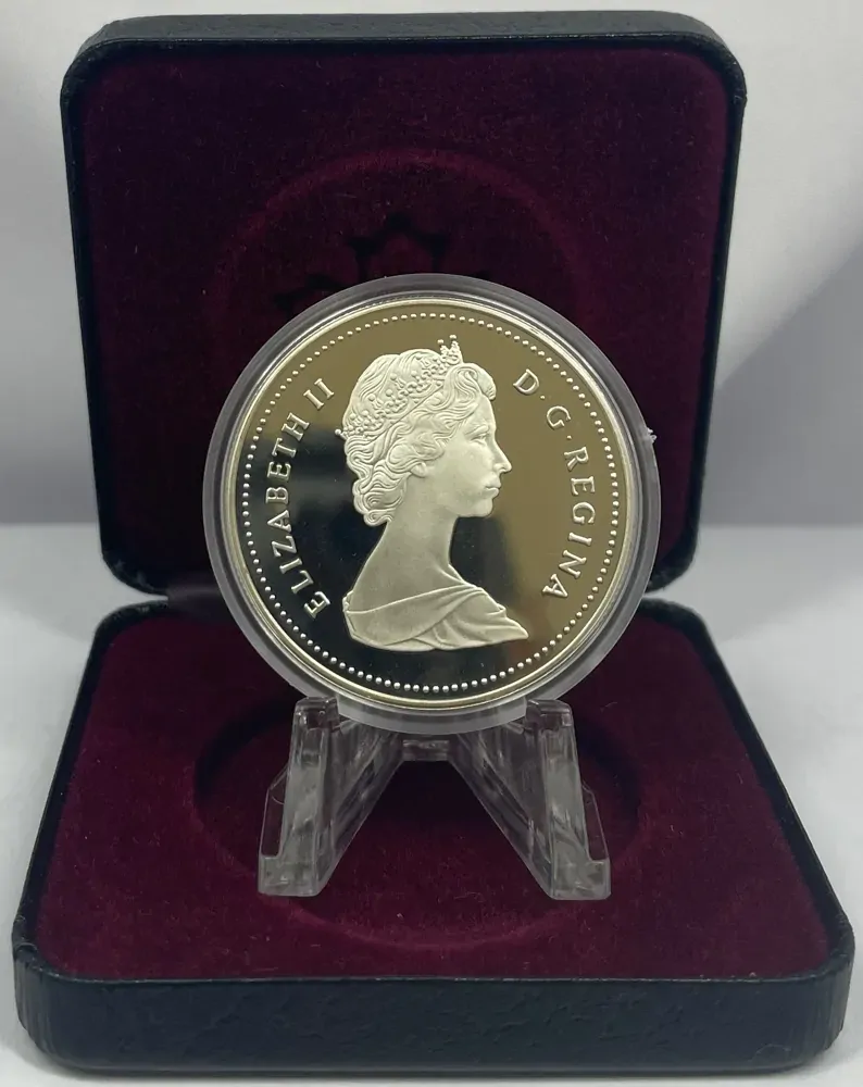 Canada 1987 Silver Proof 1 Dollar KM# 154 John Davis product image