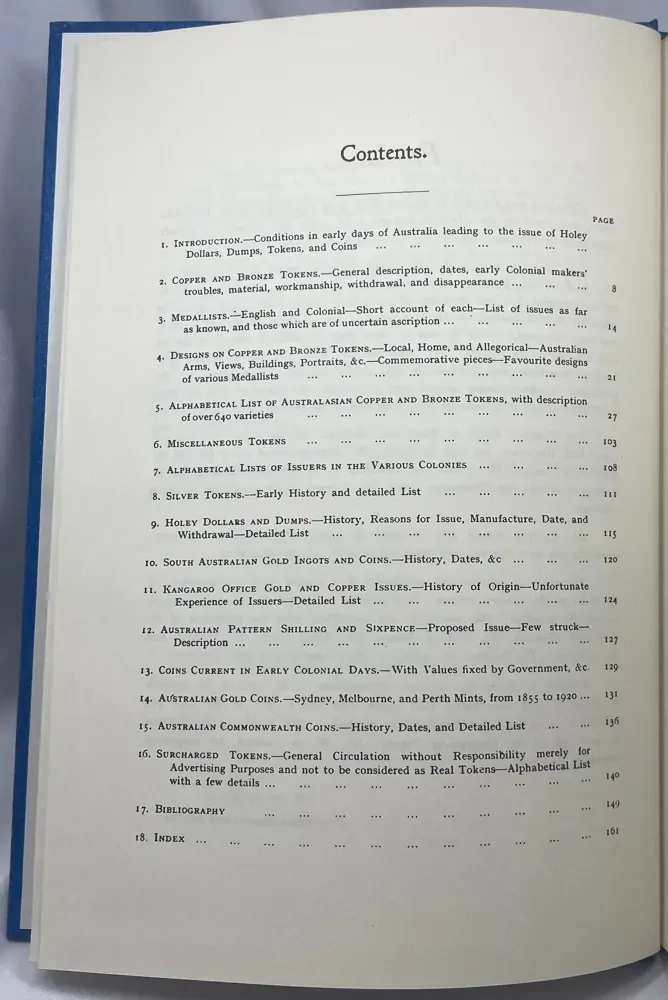 Australasian Tokens And Coins Book Andrews 1965 Reprint product image