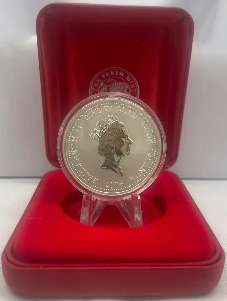 Cook Islands 2006 Silver 1oz Coin Fire Engines of The World Garford Pumper product image