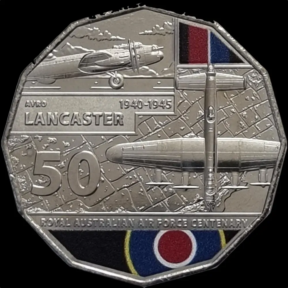 2021 50 Cent Uncirculated Coin AVRO Lancaster Ex Set product image