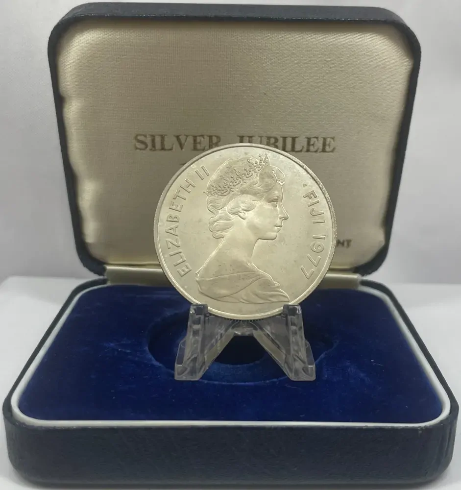 Fiji 1977 Silver 10 Dollars Proof Coin Jubilee product image