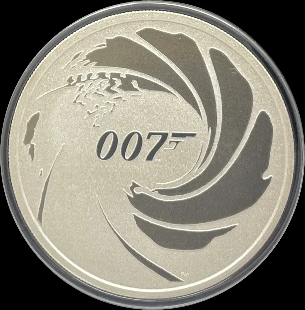 Tuvalu 2020 Silver 1 Ounce Uncirculated Coin James Bond 007 product image