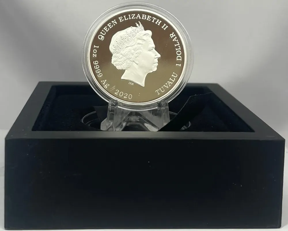 Tuvalu 2020 Silver 1 Ounce Proof Coin James Bond GoldenEye product image
