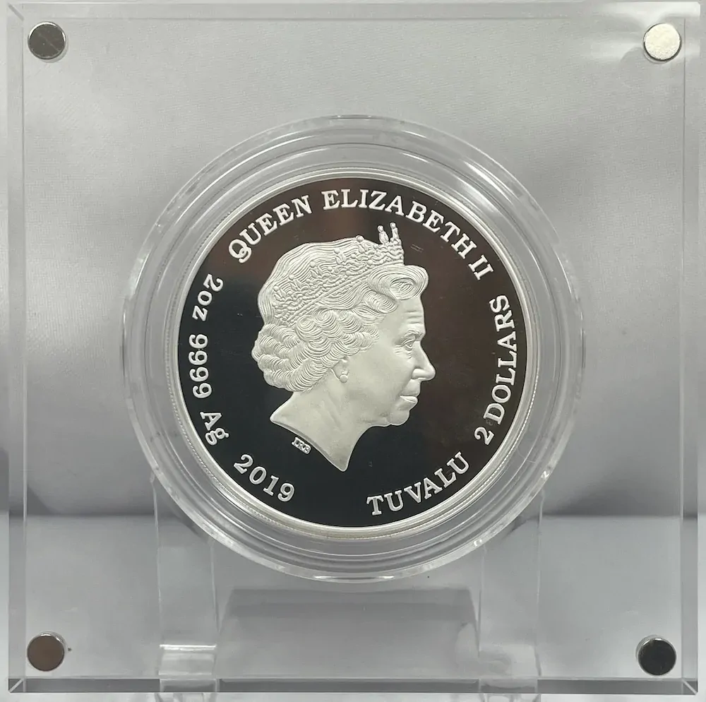 2019 Silver 2oz Proof Coin Simpsons - Family (Torn Box!) product image