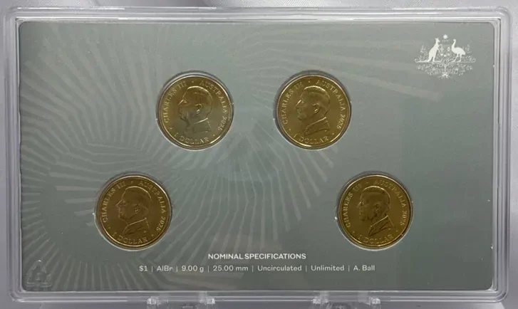 2025 1 Dollar 4 Coin Mintmark & Privy Mark Set 60 Years of The Royal Australian Mint product image