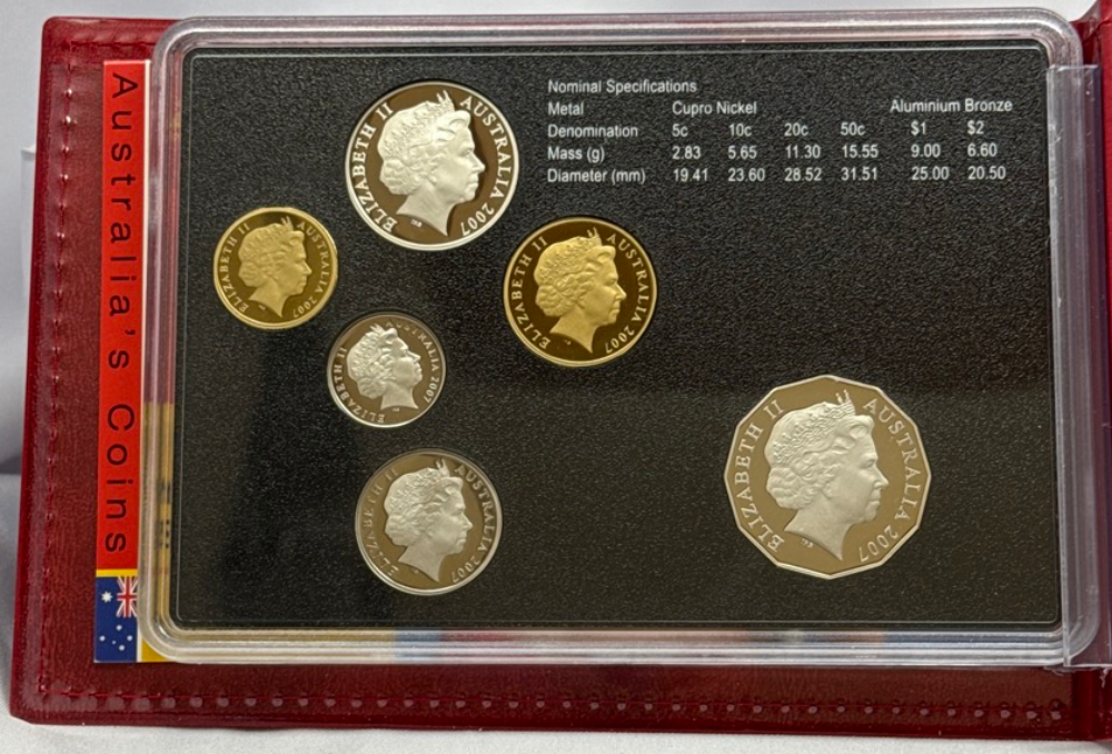 Australia 2007 Proof Coin Set Lifesaver Damaged Packaging product image