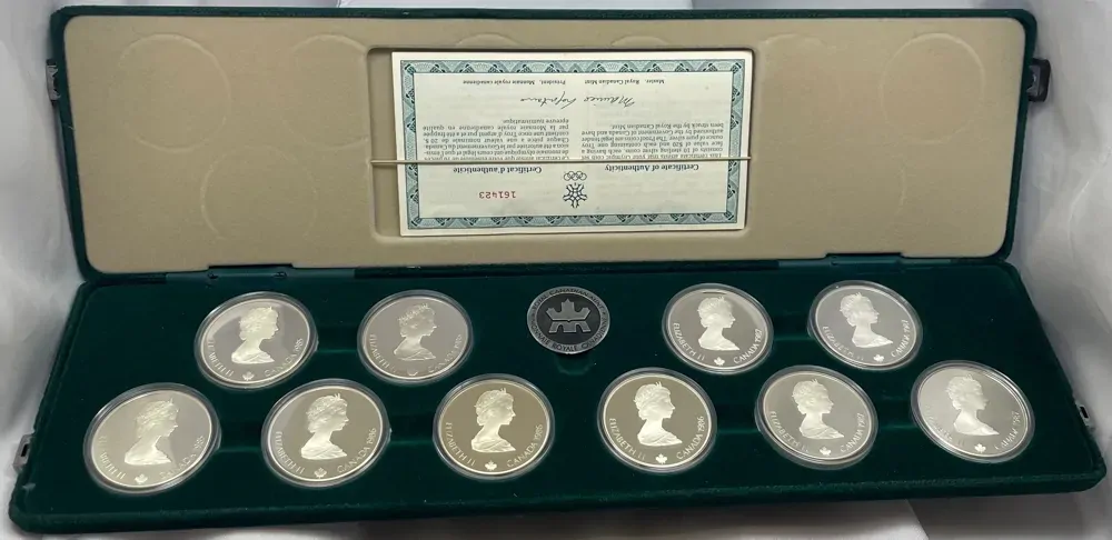 Canada 1988 Silver Proof Coin Set  Calgary Olympics product image