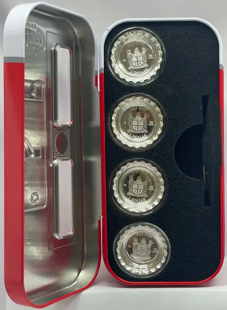 Fiji 2020 Silver Proof Coin Set  Coca Cola Vending Machine product image