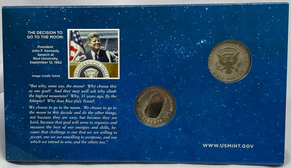 United States 2019 Copper-Nickel Half Dollar Set  Apollo 11 50th Anniversary product image