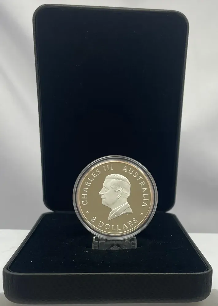 2025 Silver 2 Ounce Rose Gold Gilded Coin Ultra High Relief Wedge-tailed Eagle product image
