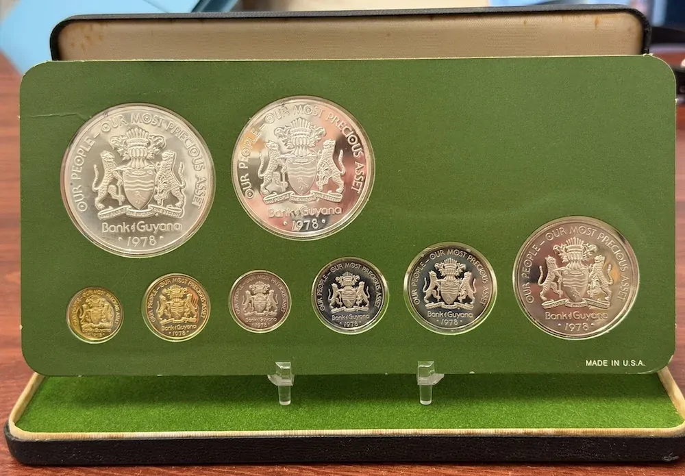 Guyana 1978 Silver 8 Coin Proof Set  product image