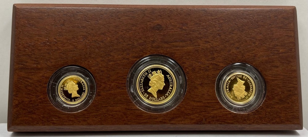 1993 Gold Three Coin Australian Nugget Proof Set  product image