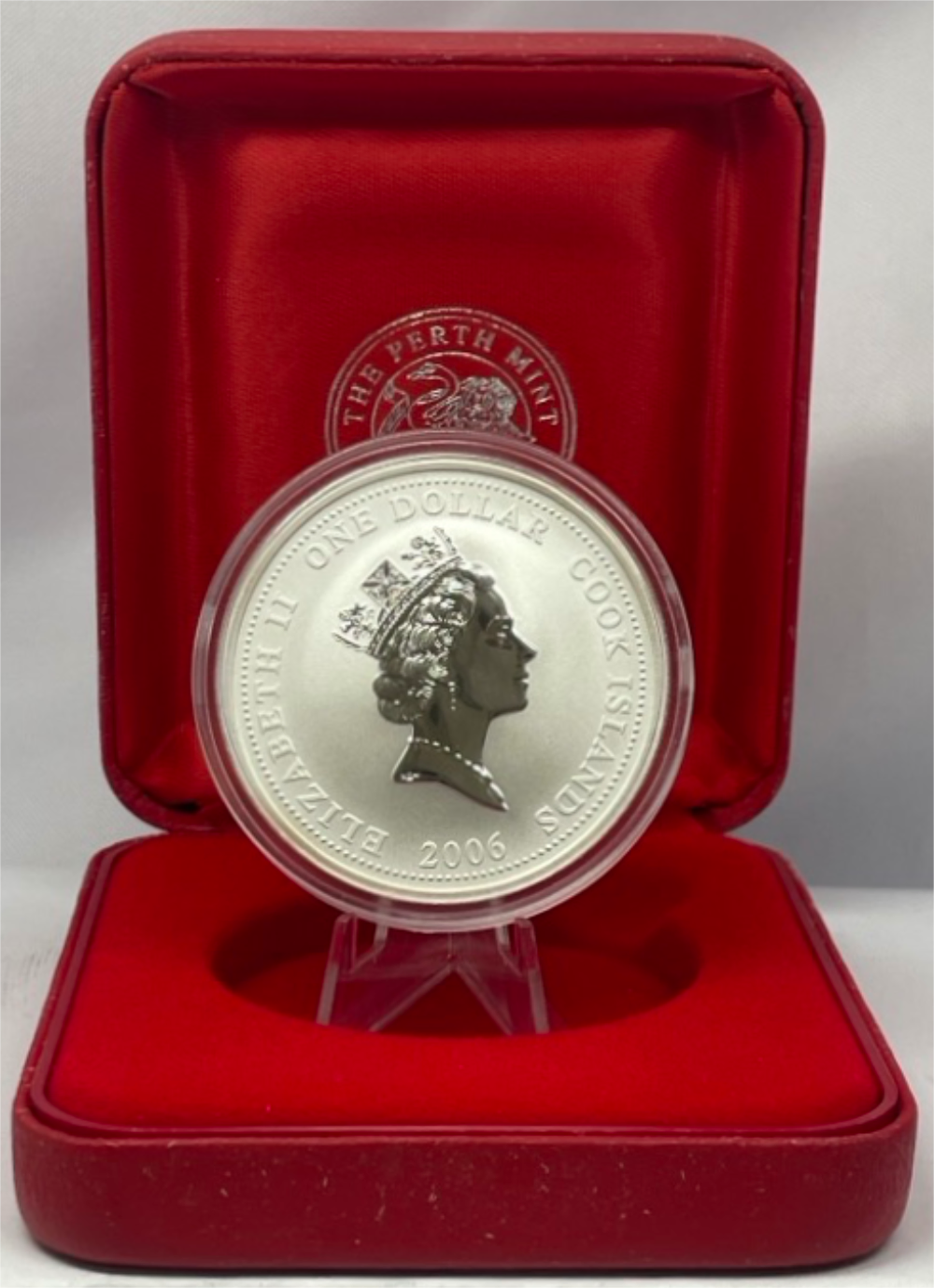 Cook Islands 2006 Silver 1 Ounce Coin Fire Engines of The World LF 15 product image