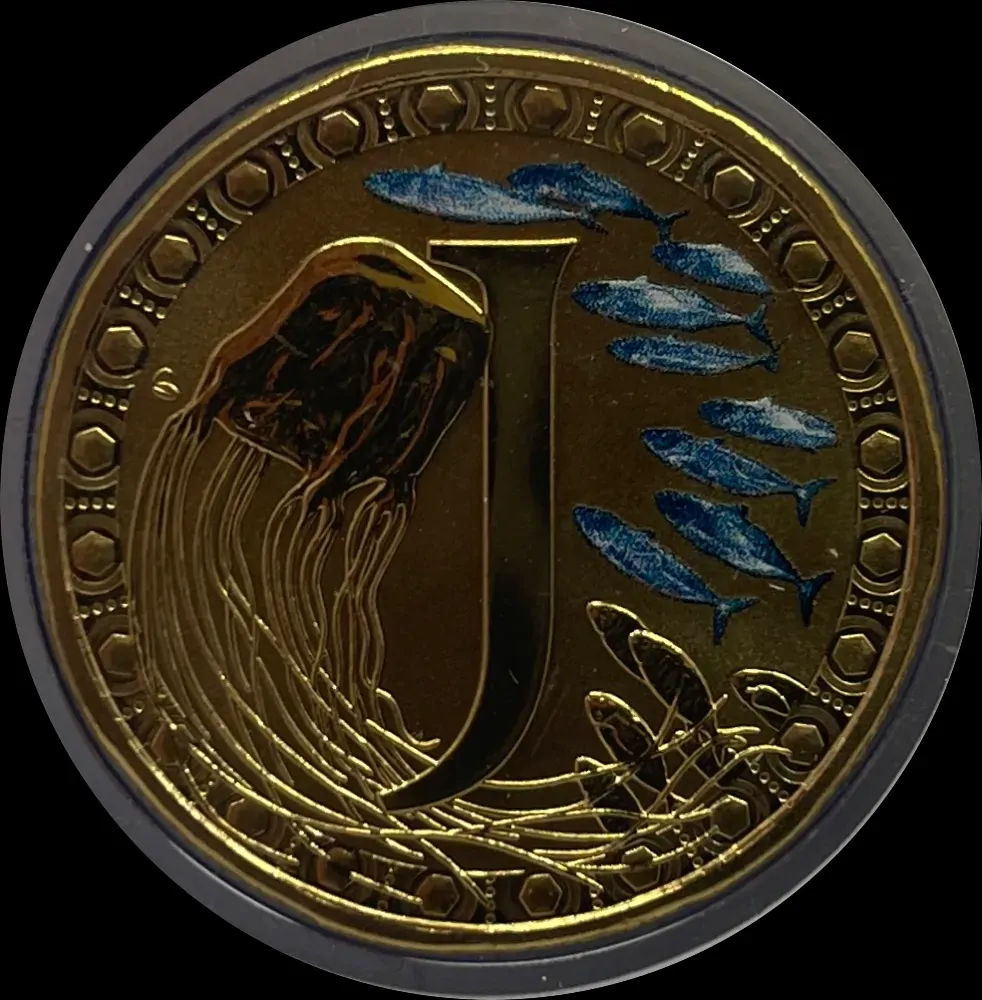 2017 1 Dollar Uncirculated Coin Alphabet J for Jellyfish product image