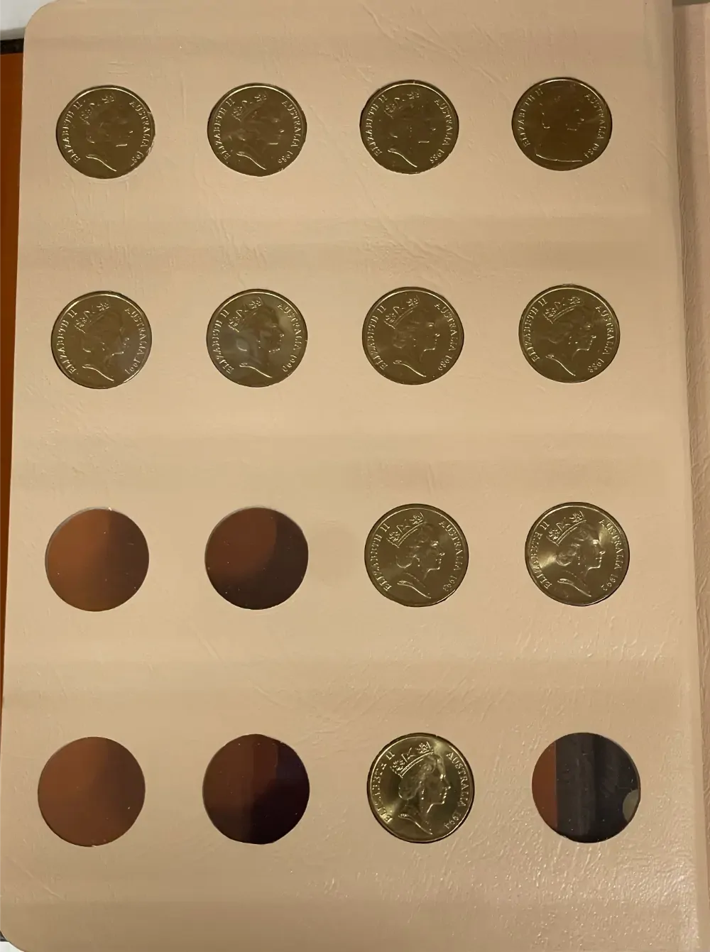 Complete Date Set of Australian 2 Dollar Coins 1988 to 2008 Uncirculated in Dansco Supreme Album product image