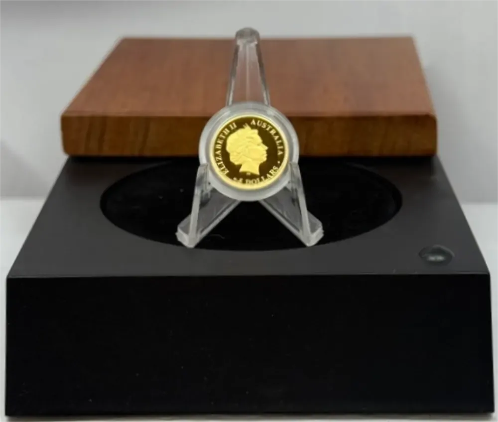 2007 Gold 1/25th Ounce Proof Coin Discover Australia Wombat product image