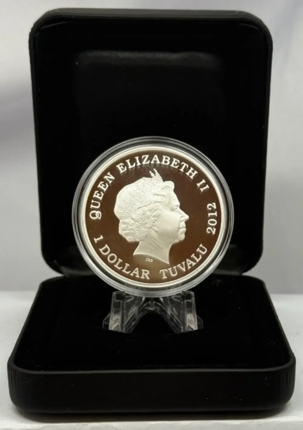 Tuvalu 2013 Silver 1 Dollar Dragons of Legend St George and the Dragon product image