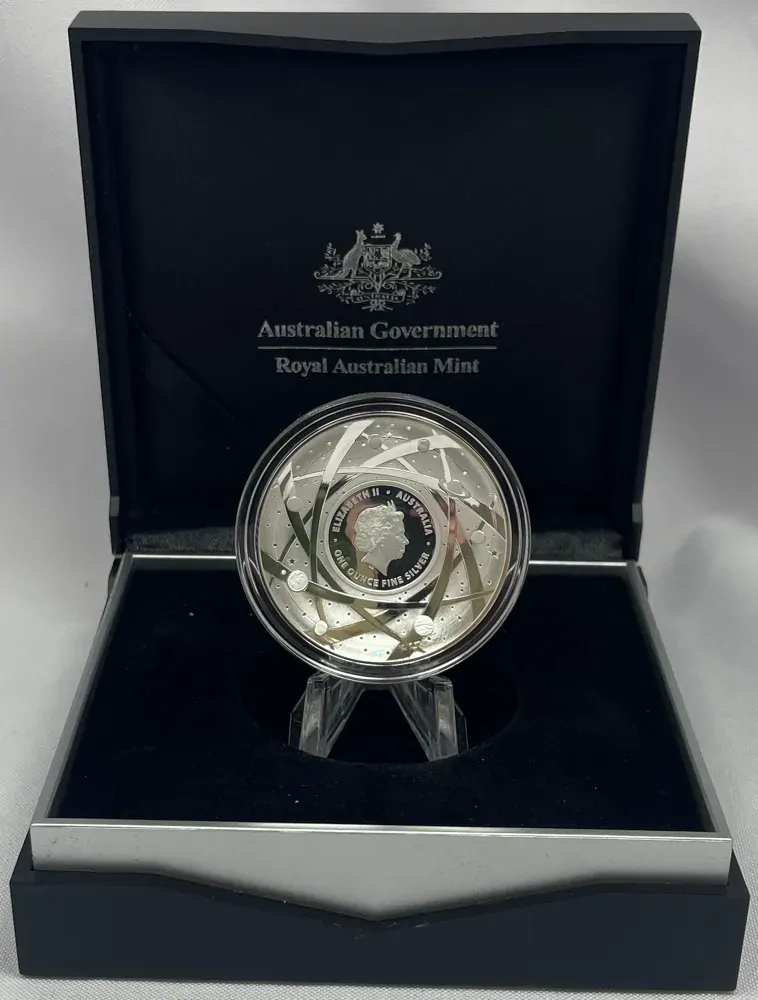 2018 Silver 5 Dollar Domed Proof Coin Earth and Beyond product image