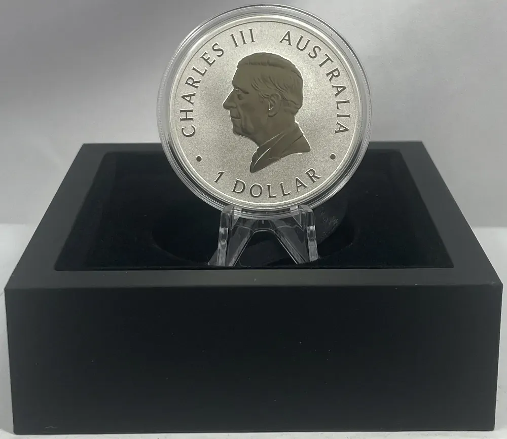 2026 Silver 1 Ounce Coloured Coin Swan ANDA Perth Money Expo product image