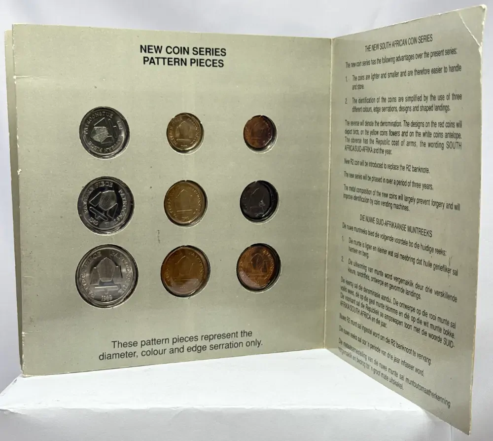 South Africa 1989 New Coin Series Pattern Set  product image