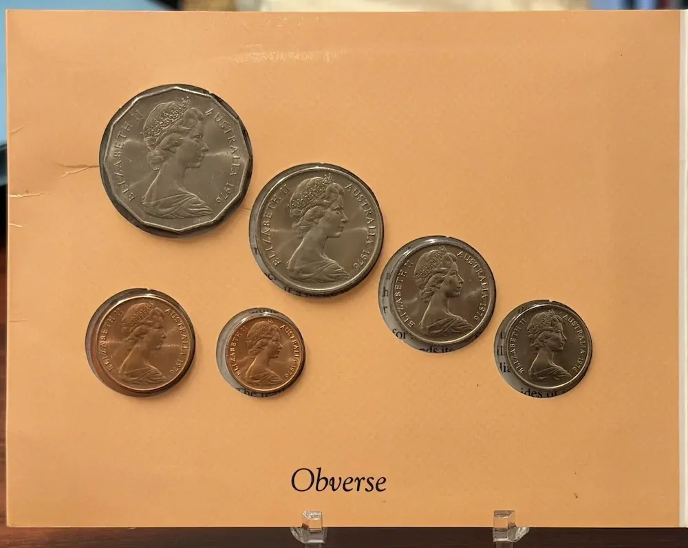 Australia 1976 Uncirculated Decimal Coin Set Sherwood product image