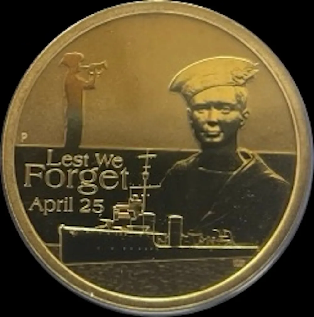 2010 1 Dollar Uncirculated Coin ANZAC Day product image