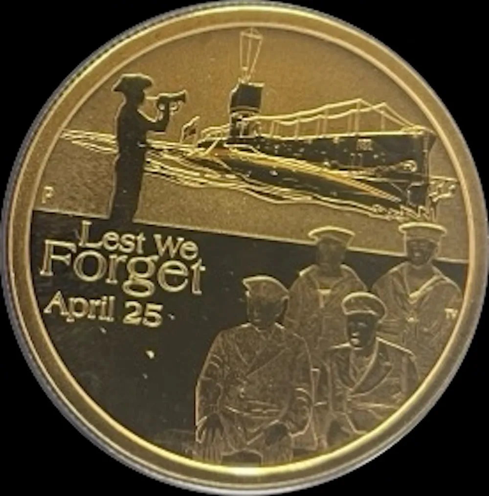2014 1 Dollar Uncirculated Coin ANZAC Day product image